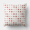 Recherche de gris noir rouge coussins Blanc