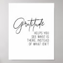 Recherche de gratitude posters Moderne