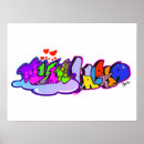 Zoek naar graffiti naam posters Verjaardag