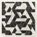 Recherche de marbre noir et blanc dessous de verres Chic