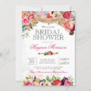 Recherche de bright floral bridal shower invitations Rose