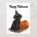Recherche de halloween vintage cartes postales Chat