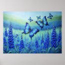 Zoek naar blauwe vlinders posters Illustratie