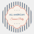 Recherche de vintage americana autocollants Rouge blanc et bleu