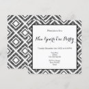 Recherche de carrées invitations fêtes annuelles Noir