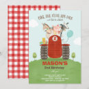 Recherche de rouge de tracteur invitations Barnyard