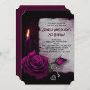 Recherche de de vampire anniversaire invitations Rose