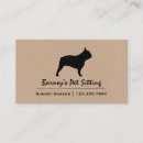 Recherche de bouledogue français cartes visite Frenchie