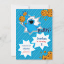 Recherche de cookie monster invitations Enfants