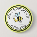 Recherche de abeille miel badges Baby shower