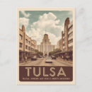 Recherche de tulsa cartes postales Rétro