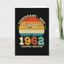 Recherche de 1962 anniversaire cartes D'anniversaire