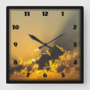 Recherche de murale de lever de soleil horloges Ciel