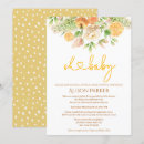 Recherche de agrumes baby shower invitations Floral