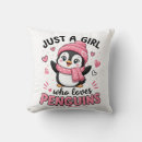 Recherche de pingouin mignon coussins Pour elle