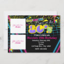 Recherche de les années 80 invitations Vintage