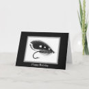 Recherche de pêche mouche vœux cartes Aquarelle