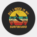 Recherche de planche de surf vintage autocollants Surfer