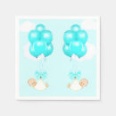Recherche de baby shower jumeau serviettes Bleu