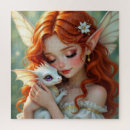 Recherche de dragon rouge puzzles Magique