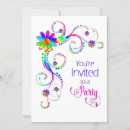 Recherche de couleurs multi invitations Fête