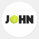 Recherche de joueurs de tennis autocollants Nom