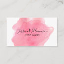 Recherche de aquarelle rose cartes visite Boss