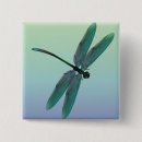 Recherche de libellule badges Vert