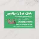 Recherche de suis paresseux cartes visite Animal