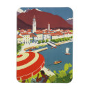 Recherche de voyage de cru magnets Illustration