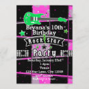 Recherche de guitare rose invitations Vert