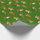 Zoek naar vossen cadeaupapier Groen