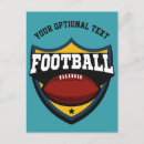Zoek naar football briefkaarten Illustratie