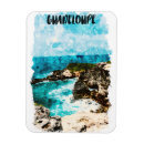 Recherche de paradis tropical magnets Aquarelle