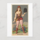 Recherche de haltérophile cartes postales Vintage