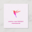 Zoek naar kleurrijke vogel visitekaartjes Kolibrie