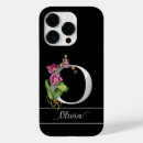 Recherche de orchidée rose iphone coques Monogramme