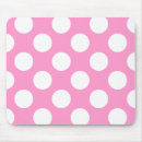 Recherche de pois rose et blanc tapis souris Motif