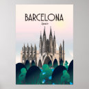 Recherche de ville de barcelone posters Vintage
