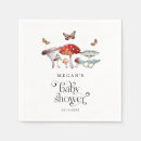 Zoek naar paddestoelen servetten Griezelig