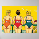 Recherche de pin up vintage art Plage