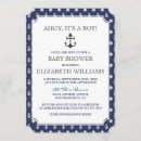 Recherche de ancre marine invitations Baby