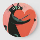 Recherche de chats noirs horloges Amoureux des chats