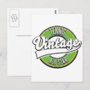 Recherche de tennis vintage cartes postales Joueur de tennis