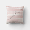 Recherche de gris rose coussins Rayures