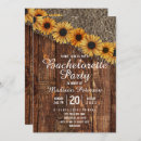 Zoek naar houten planken uitnodigingen Zonnebloembruiloft