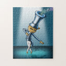 Recherche de instruments de musique puzzles Bleu