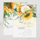 Recherche de jaune baby shower invitations Au floral