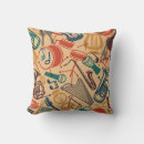 Recherche de instruments de musique coussins Illustration