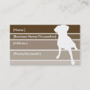 Recherche de silhouette chien cartes visite Animal familier